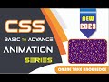 create moving background image in css | animation with keyframes| basic to advance animation in css