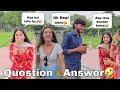 Funny Question Girls Se😅🤣 || Guddu Vlogs