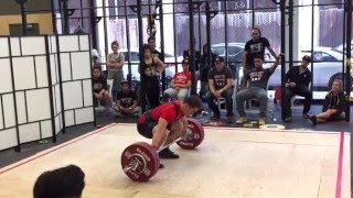 John Downey Snatch 140kg at 85kg Bodyweight