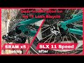 How to Upgrade Gears on MTB | Sram x5 9speed  to Shimano SLX 11 Speed | 1X Drive Conversion