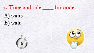 CAN YOU SCORE 10/10? English Grammar Test - Correct Form of Verb
