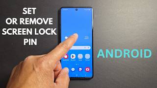 How to setup a lock screen PIN code or password on your Android phone