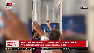 PROIECTUL RESPINS DE PROTESTATARII DE LA MIN  FINANȚELOR_Știri B1_11 aug 2023