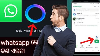 Whatsapp ରେ Meta Ai ର Features ଆସିଥିଲେ ଦେଖନ୍ତୁ ଏହି ଭିଡିଓ|| meta Ai ରେ ଯାହା search କରିବେ ପାଇବେ||