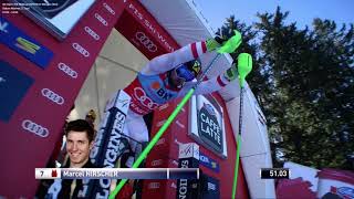 Marcel Hirscher - Slalom Wengen 2018 - 2nd Run - Win