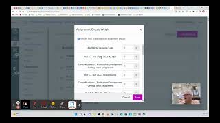 Canvas Grading Assignment Groups