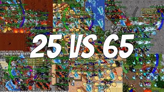 Tibia War - Ardera - 25 v.s. 65