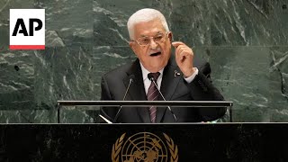 'We will not leave': Palestinian President address UN General Assembly