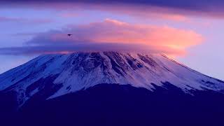 昨日の自宅２階から撮影した富士山。2025.1.25　Mt. Fuji taken from the second floor of my house yesterday. 2025.1.25