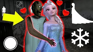 Love Story Granny vs Elsa Frozen love secret funny horror animation