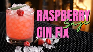 REFRESHING Raspberry Sage Cocktail | Gin Fix | Classic Cocktails