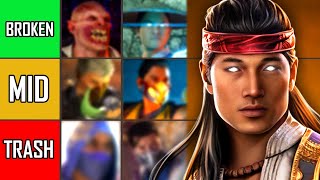 Ranking EVERY CHARACTER in Mortal Kombat 1! (Tier List)