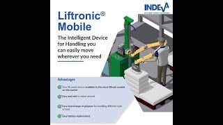 Liftronic Mobile INDEVA Lift Assist Unit / Portable Industrial Manipulator