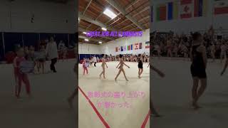 海外の試合の良さは盛り上がり　#新体操 #calfornia #rhythmicgymnast #rhythmicgymnastics