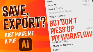 What Different Ways Of Exporting A PDF Mean For Your Workflow In Illustrator