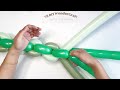 how to make a christmas balloon wreath in 5 minutes – easy holiday diy 5分钟内学会制作气球圣诞花环，最美装饰