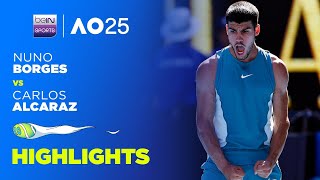 Nuno Borges vs Carlos Alcaraz | Australian Open | Match Highlights