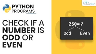 Is a Number Odd or Even? | Python Programs (Hindi).