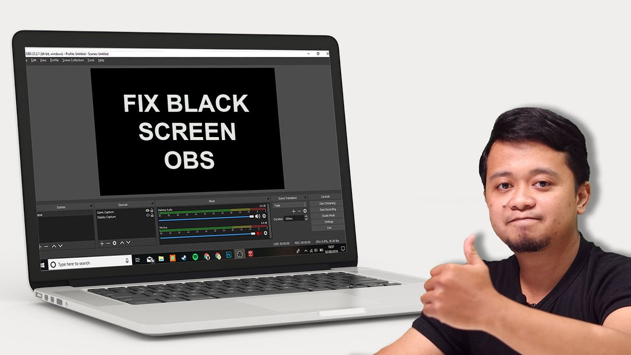 Cara Mengatasi Black Screen / Layar Hitam Pada OBS Terbaru 2021 - YouTube