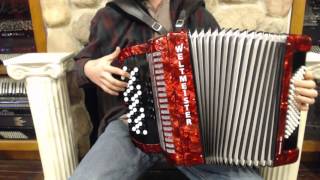 WELTROM603CRD - NEW Red Weltmeister Romance 603 Chromatic Button Accordion C LMM 60 72 $2999