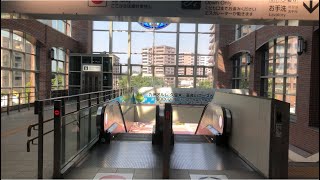 ［エスカレーター］JR久留米駅　東芝製　escalator　