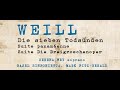 WEILL: The Threepenny Opera Suite / 7 Deadly Sins etc BASEL SINFONIETTA / MARK FITZ-GERALD [FHR140]