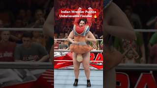 Indian Wrestler #pushpa Unbelievable Finisher #codyrhodes #wwe2k24malevsfemale #wwe2k24gameplay #nxt