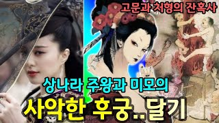 상나라(은나라) 주왕과 미모의 사악한 후궁, 달기