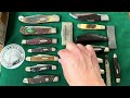 cigar box full of old pocket knives unboxing the mystery case kabar buck primble