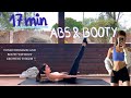 17MIN abs and booty pilates workout // tone stomach + booty without growing thighs // no equipment