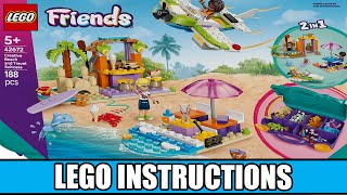 LEGO Instructions - Friends - 42672 - Creative Beach and Travel Suitcase