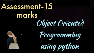 infosys springboard | object oriented programming using python assessment