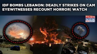 Israeli Jets Roar As Strikes Bomb Beirut| Lebanese-Syrian Border Hit| IDF Avenging Hezbollah Blitz?