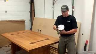 Custom-made cherry table (Part 6) -  Finishing with the Festool SurFix OS