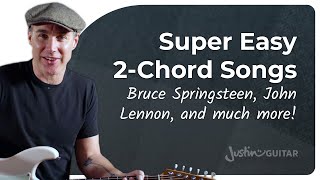 Super EASY 2 Chord Songs | Guitar for Beginners