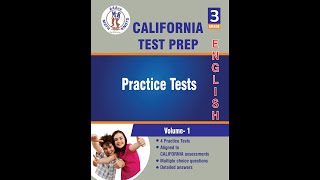 California CAASPP 3rd Grade ELA Practice Vol 1 – Book Preview