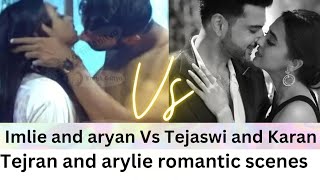 Tejaswi and Karan Romentic moment | Imlie and aryan romance #imlie #shorts #tejaswi #arylie #tejran