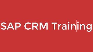 SAP CRM Training - Introduction to ERP and SAP CRM (Video 1)  | SAP CRM Training