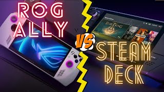 ROG ALLY跟Steam Deck硬體初比懶人包，哪個比較好?