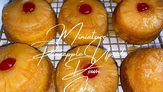 Mini Pineapple Upside Down Cakes 🍍 | Box Cake Mix | Fridai’s Kitchen