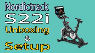 Unboxing and Assembly of the Nordictrack S22i Smart Track Bike | Gears and Tech