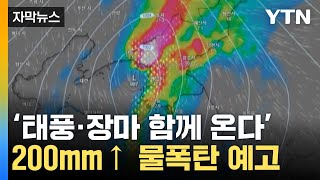 [자막뉴스] 심상찮은 태풍 조짐... 최고 200mm↑ 물폭탄 예고 / YTN