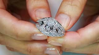 D Flawless Golconda Diamond Ring at 1.27 carat by Kat Florence. KF06269