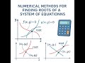Finding Roots of Systems of Equations
