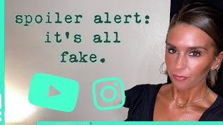 YOUR REMINDER THAT SOCIAL MEDIA IS FAKE: NEVER COMPARE YOURSELF TO INFLUENCERS ONLINE