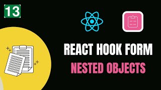 #13 REACT HOOK FORM 📝 - NESTED OBJECTS🚀 | #codewithaswin #yt #reactjs #forms #reacthookform #objects