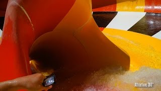 [4K] Giant Bowl Water Slide - Water Park - Cowabunga Bay Las Vegas