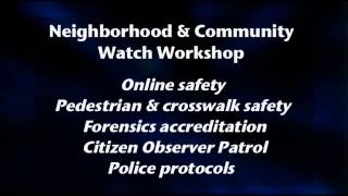 Durham Police Department Offering Annual Neighborhood & Community Watch Workshop, CHTW 328