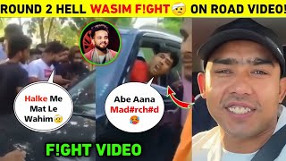 Round2hell Wasim F!ght 😳 With Youtuber After Trolling Elvish Yadav Systumm | R2h Wasim F!ght Video