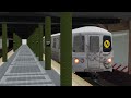 openbve virtual railfanning 4 5 6 f n q r and w trains at lexington avenue 59th u0026 63rd sts